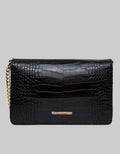 Connexion Clutch Crocodile Texture Peony3