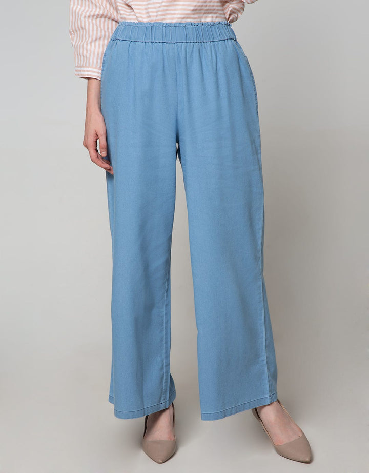 Annisa Denim Long Pants Palazzo