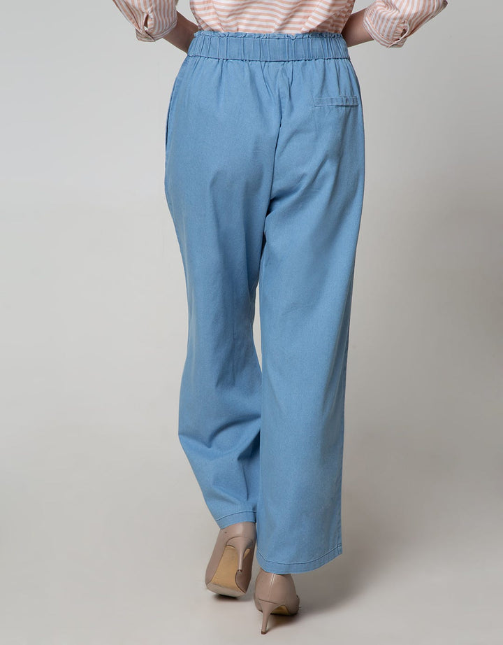 Annisa Denim Long Pants Palazzo