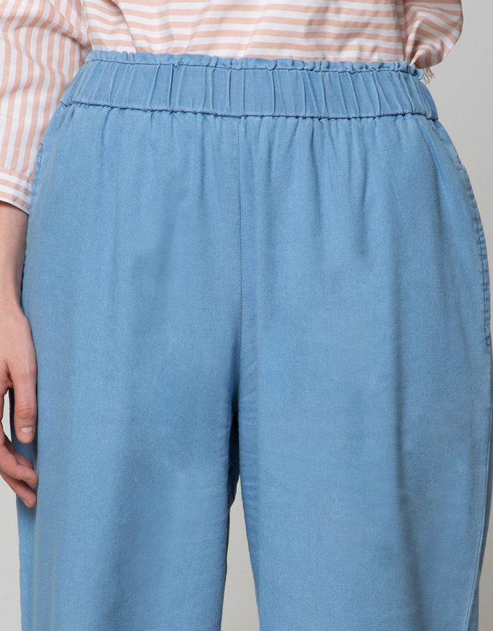 Annisa Denim Long Pants Palazzo