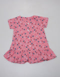 Pingu Dress Short Sleeve Baby Perempuan Print Doll