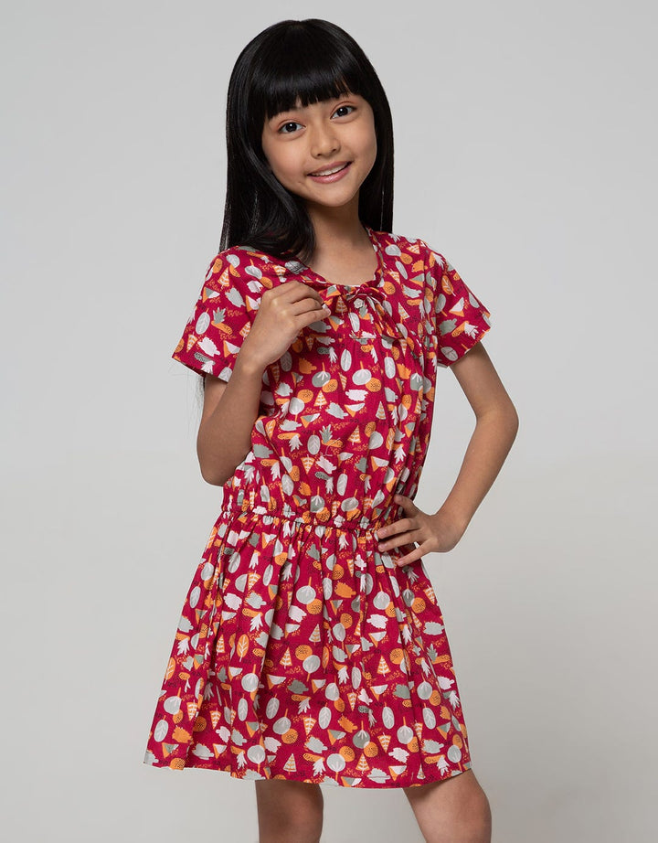 Pingu Dress Anak Perempuan
