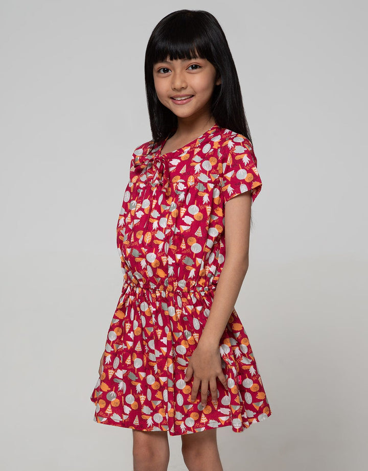Pingu Dress Anak Perempuan