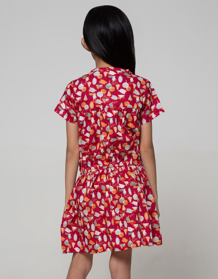 Pingu Dress Anak Perempuan