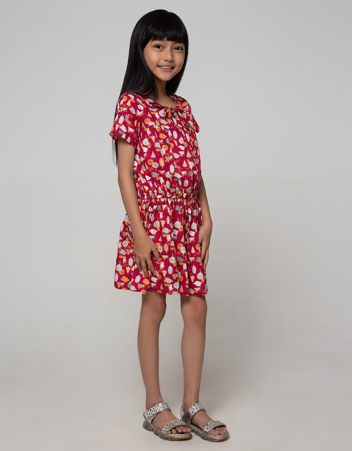 Pingu Dress Anak Perempuan