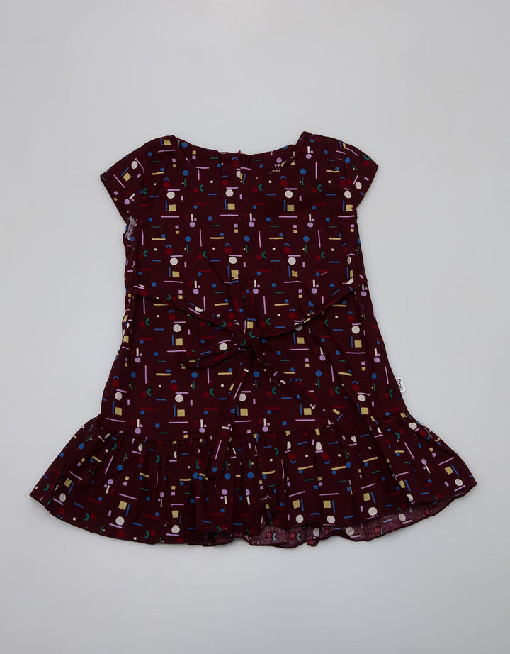 Pingu Motif Print Dress Baby