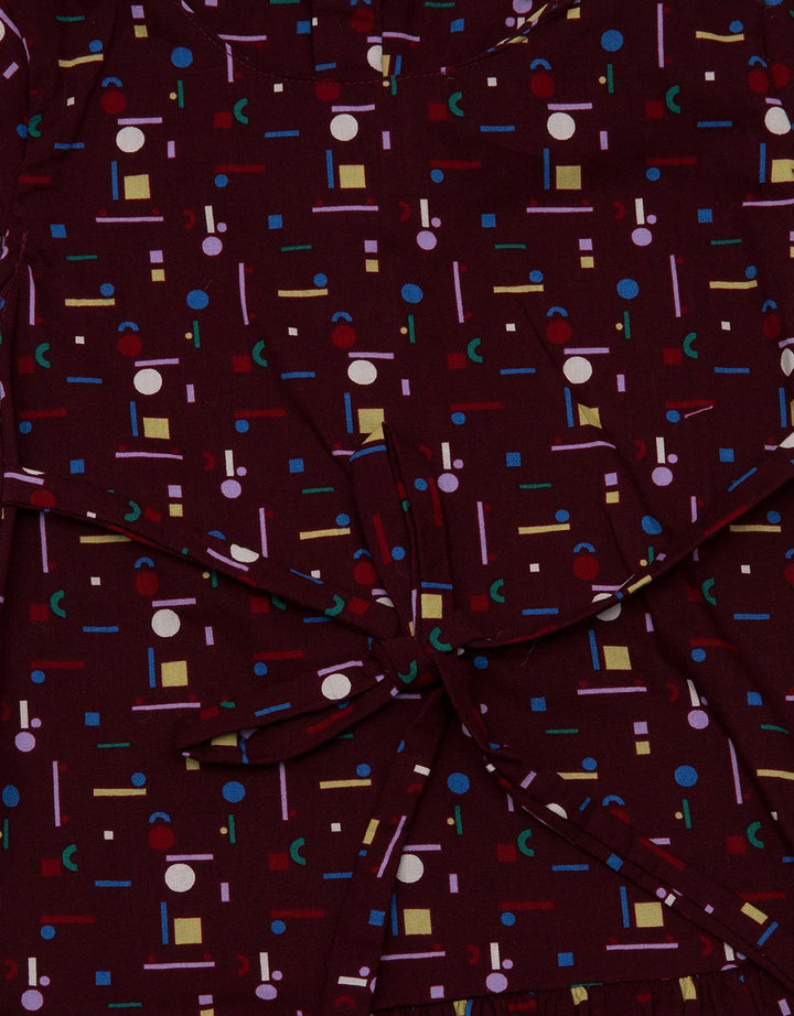 Pingu Motif Print Dress Baby