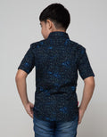 Pingu Casual Motif Kemeja Pendek Anak