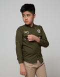 Pingu Double Pocket Kemeja Panjang