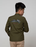 Pingu Double Pocket Kemeja Panjang