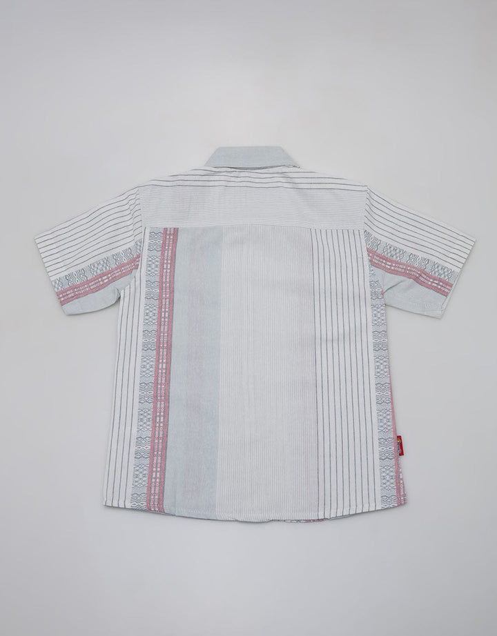 Pingu Kemeja Pendek Anak Motif Stripe