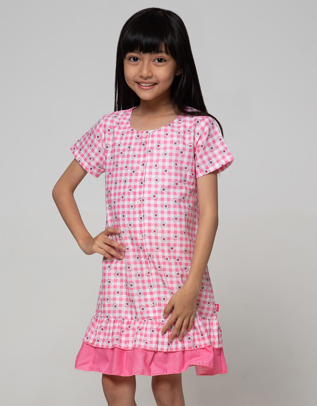 Pingu Dress Anak Perempuan Simple