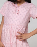 Pingu Cat Moustache Dress Anak Perempuan