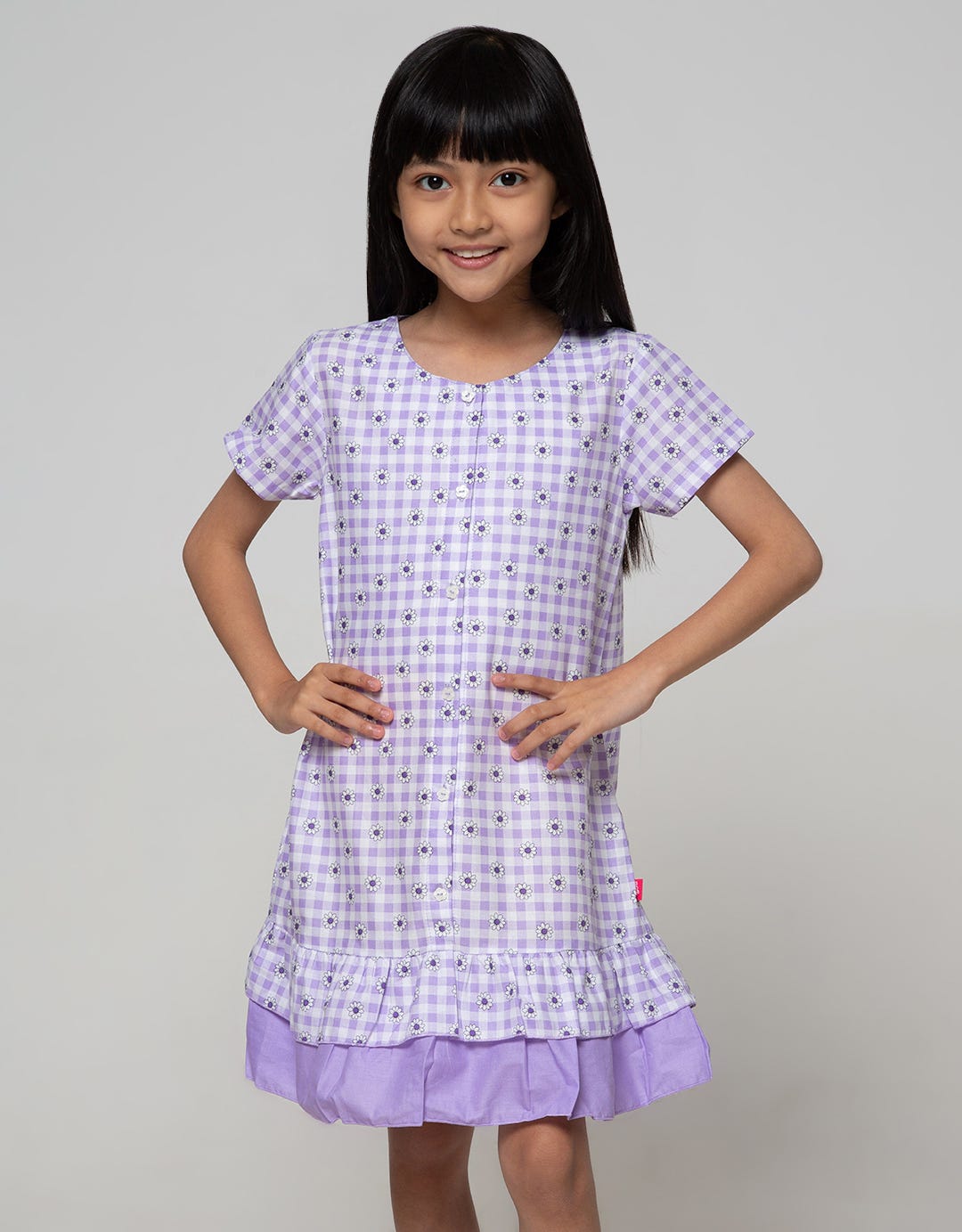 Pingu Dress Anak Perempuan Simple