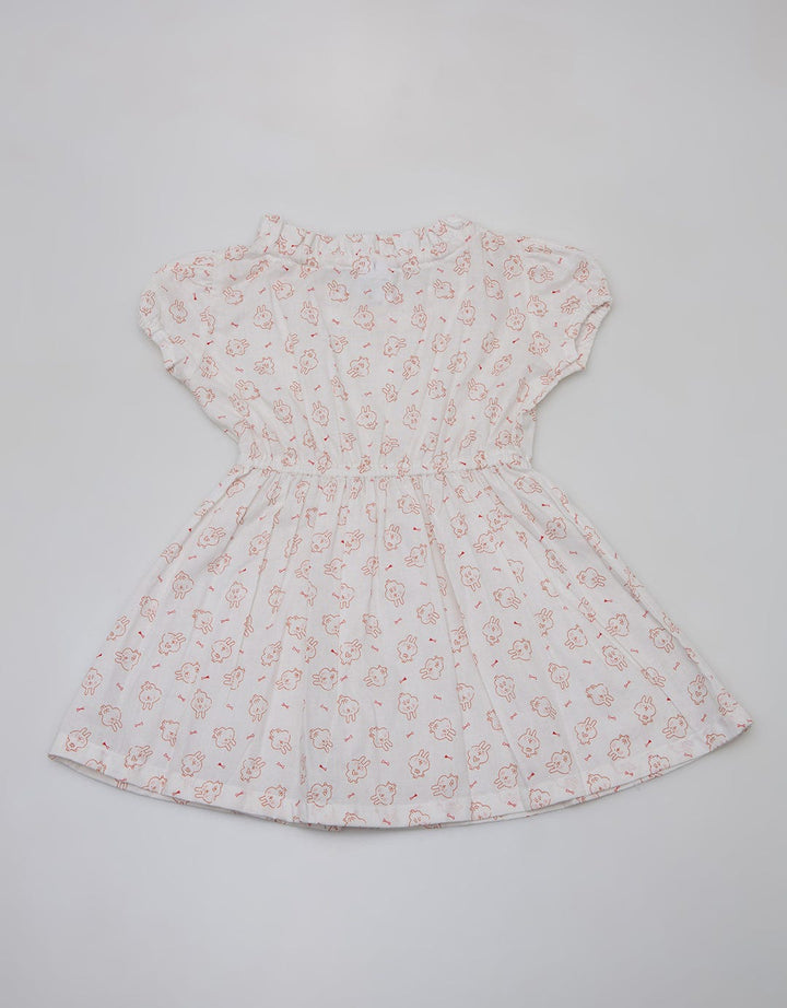 Pingu Full Print Baby Dress