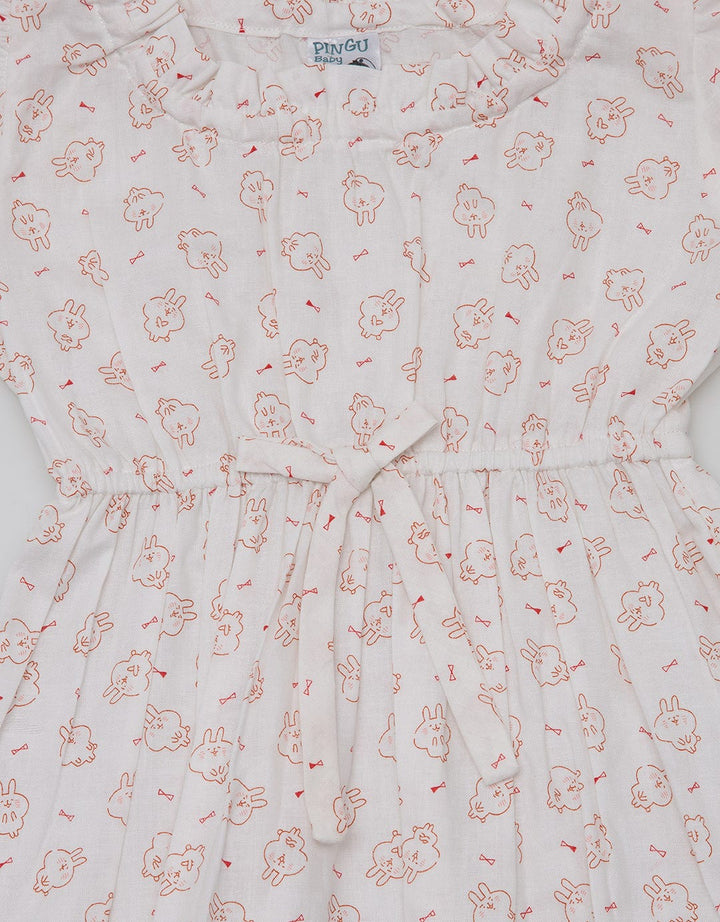 Pingu Full Print Baby Dress