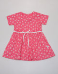 Pingu Dress Short Sleeve Baby Perempuan Print Little Flower