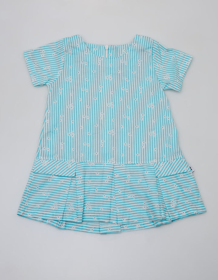 Pingu Dress Short Sleeve Baby Perempuan Stripes