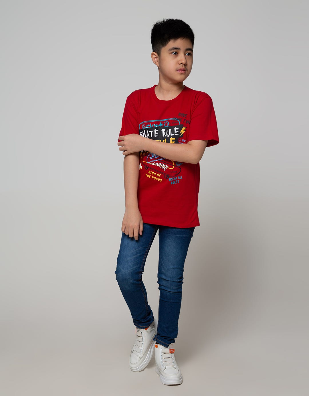 Pingu Celana Panjang Denim Anak Laki Laki
