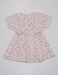 Pingu Dress Short Sleeve Baby Perempuan Double Pita