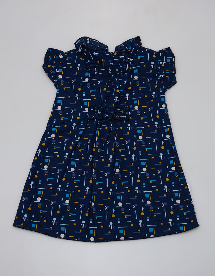 Pingu Dress Short Sleeve Baby Perempuan Zipper