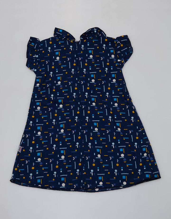 Pingu Dress Short Sleeve Baby Perempuan Zipper