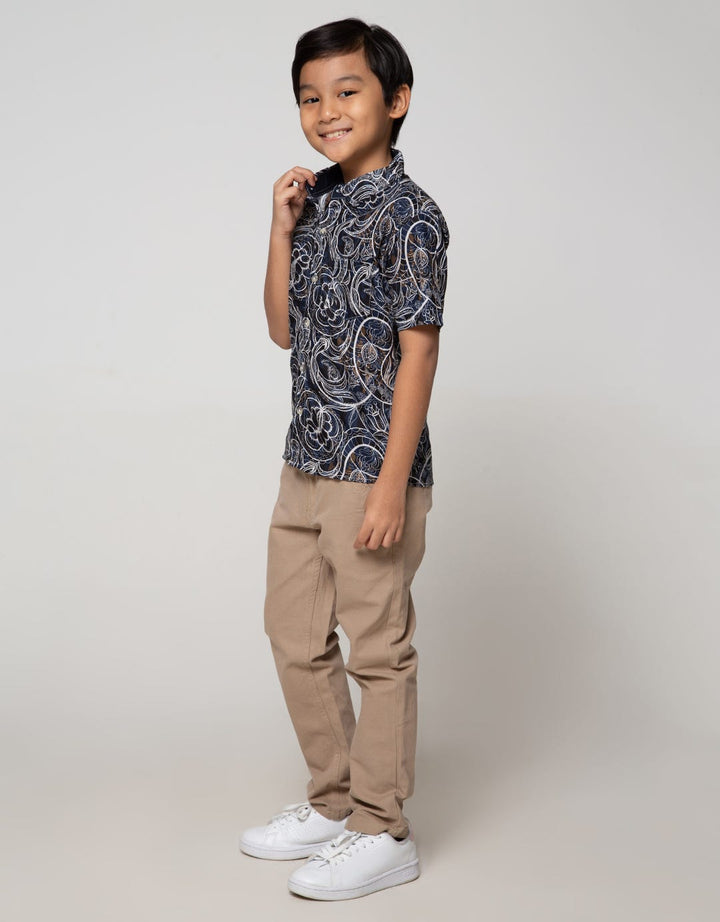 Pingu Full Print Boys Short Shirt