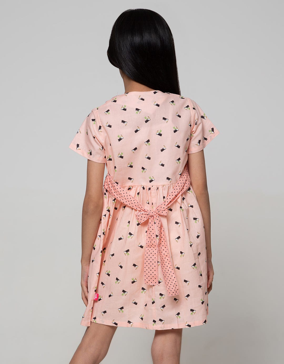 Pingu Bird Dress Anak Perempuan
