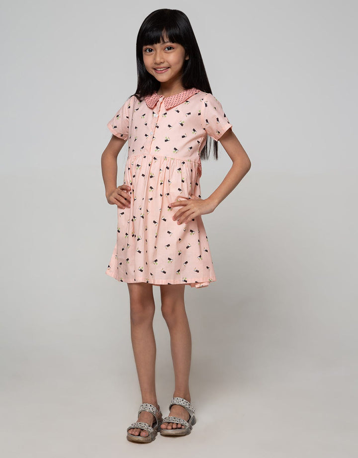Pingu Bird Dress Anak Perempuan