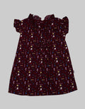 Pingu Dress Short Sleeve Baby Perempuan Zipper