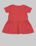 Pingu Dress Short Sleeve Baby Perempuan Pita