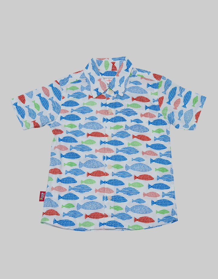 Pingu Kemeja Pendek Baby Laki Laki Fish