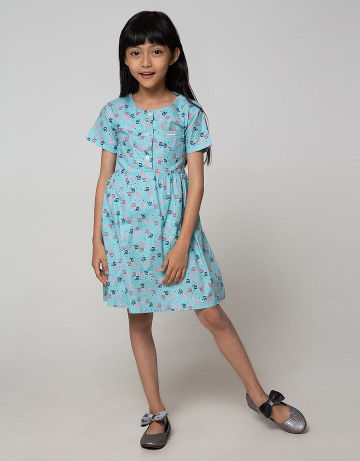 Pingu Dress Anak Perempuan