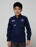 Pingu Double Pocket Kemeja Panjang