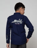 Pingu Double Pocket Kemeja Panjang