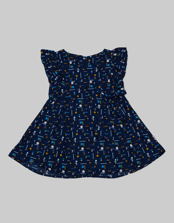 Pingu Dress Short Sleeve Baby Perempuan Full Print