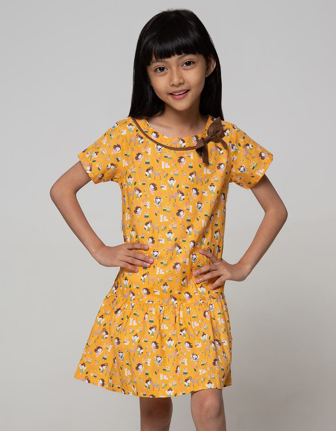 Pingu Dress Anak Perempuan