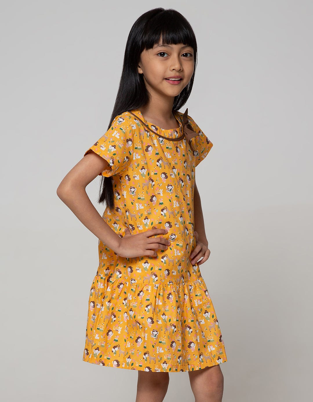 Pingu Dress Anak Perempuan