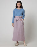 Triset Casual Rok Pribbon On Waist