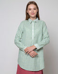 Triset Blouse Small Check Wanita