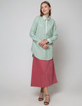 Triset Blouse Small Check Wanita