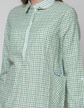 Triset Blouse Small Check Wanita