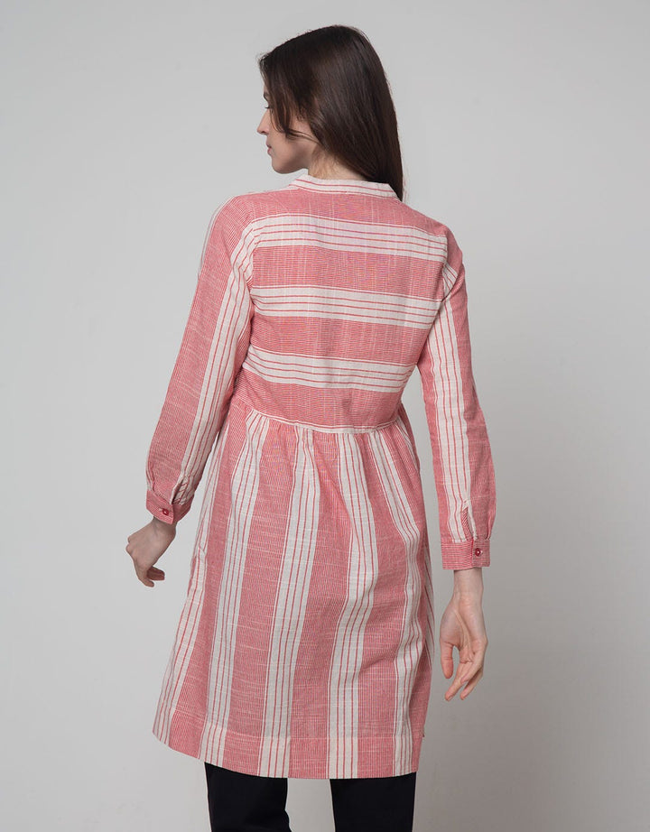 Triset Atasan Kemeja Full Print