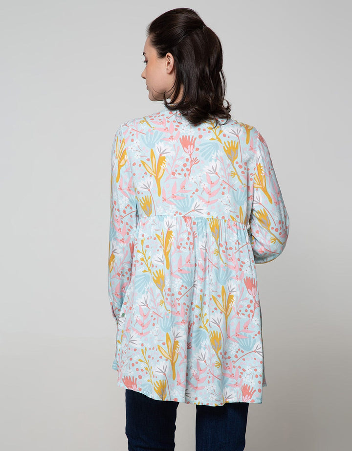 Exit Signature Chasey Flower Blouse