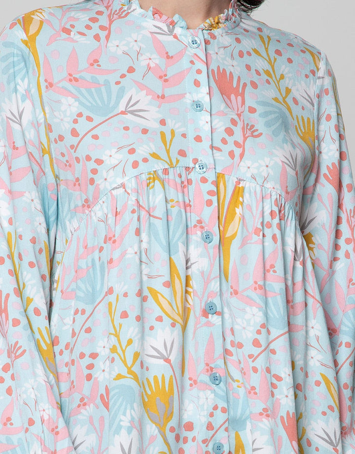 Exit Signature Chasey Flower Blouse