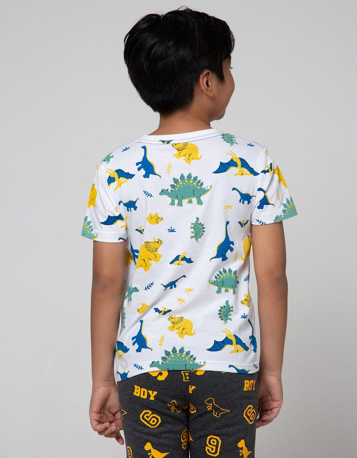 Little M Short Sleeve T-Shirt Dino Roar