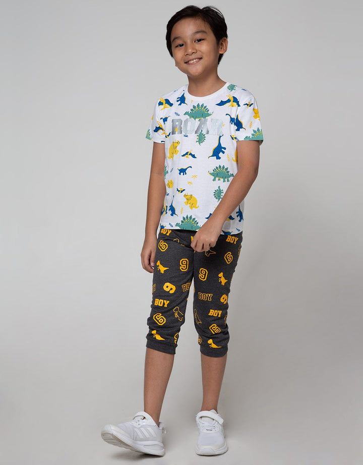 Little M Short Sleeve T-Shirt Dino Roar