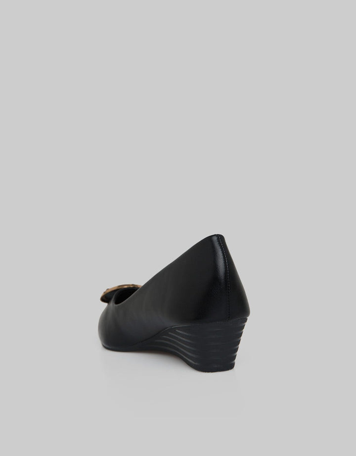 Laviola Shining Pantofel Wedges Wanita