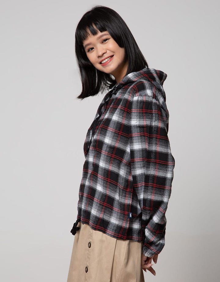 Lois Girl Cheked Blouse Hoodie
