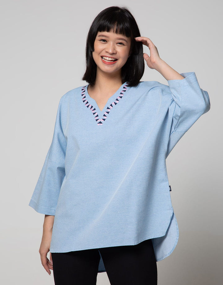 Lois Girl Chambray Blouse
